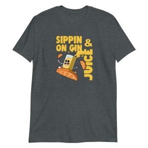 unisex-basic-softstyle-t-shirt-dark-heather-front-653b83bf078a5.jpg Sippin On Gin And Juice