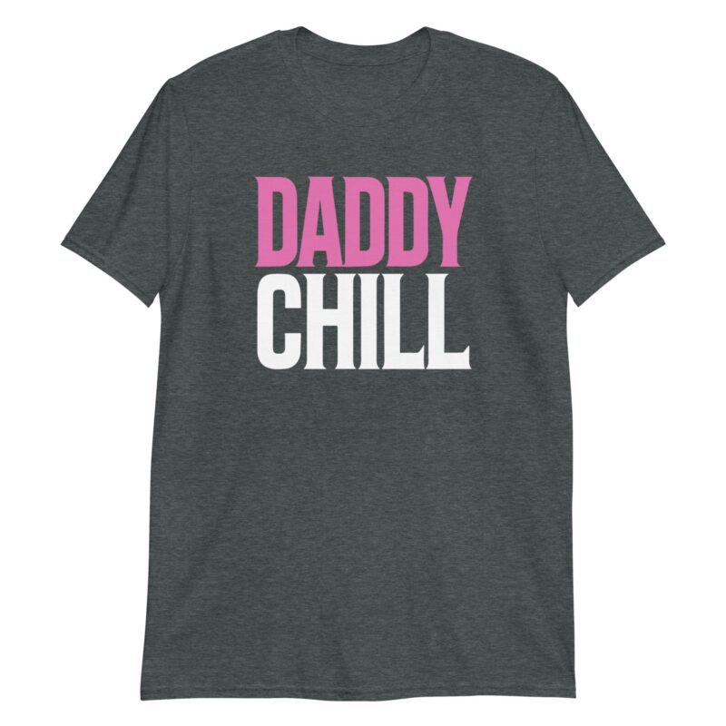 unisex-basic-softstyle-t-shirt-dark-heather-front-672b5af579340.jpg Daddy Chill Short-Sleeve Unisex T-Shirt