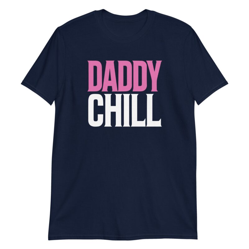 unisex-basic-softstyle-t-shirt-navy-front-672b5af57fef8.jpg Daddy Chill Short-Sleeve Unisex T-Shirt