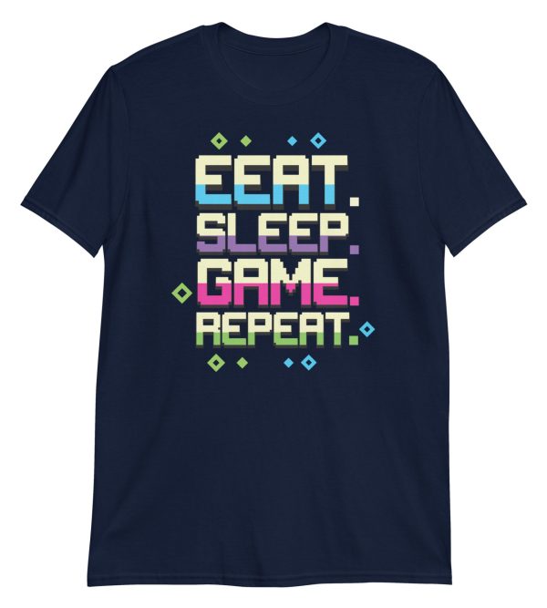 Eat Sleep Game Repeat Short-Sleeve Unisex T-Shirt