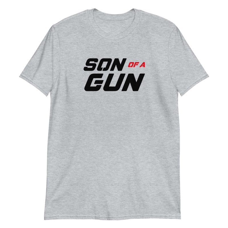 unisex-basic-softstyle-t-shirt-sport-grey-front-653c01948e20e.jpg Son Of A Gun