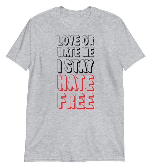 Love Or Hate Me I Stay Hate-free