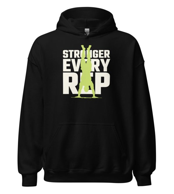 Stronger Every Rep Unisex Hoodie