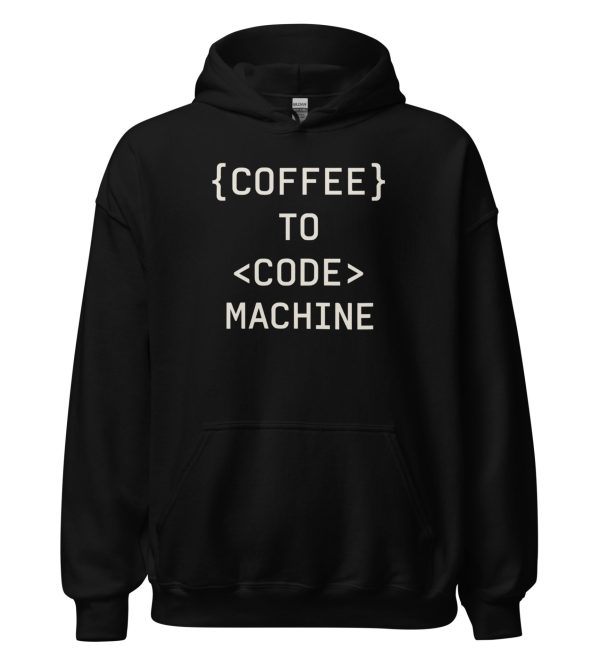 Coffee to Code Machine Unisex Hoodie