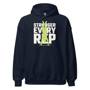 Stronger Every Rep Unisex Hoodie