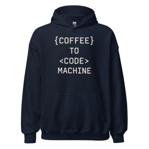 Coffee to Code Machine Unisex Hoodie