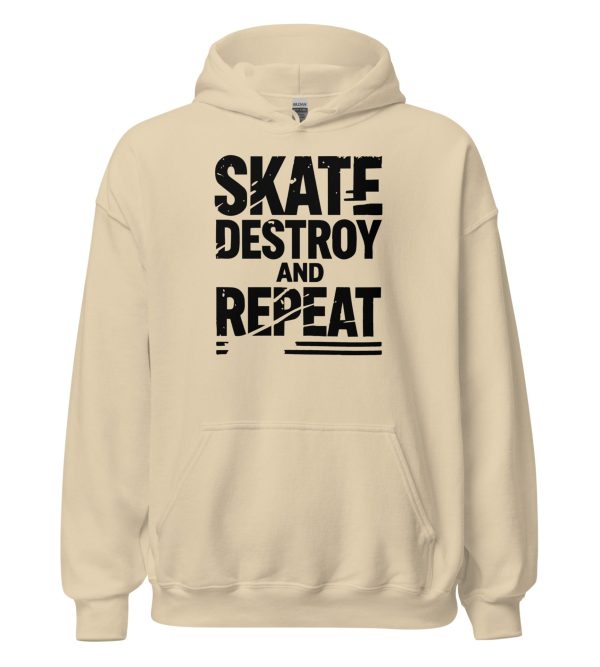 Skate Destroy and Repeat Unisex Hoodie