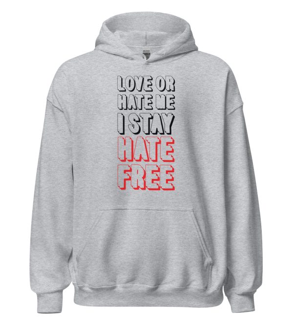 Love Or Hate Me I Stay Hate-free